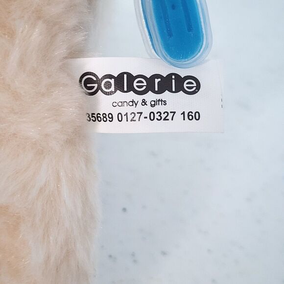 Reese’s Teddy Bear Plush Stuffed Animal 7 In Tag Attached Galerie Neck Ribbon - Picture 4 of 6